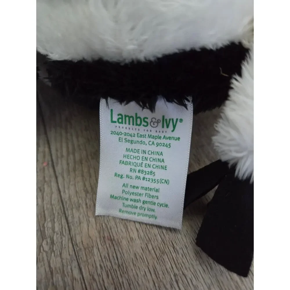 Lambs & Ivy Plush Zebra Stuffed Animal Soft Toy Nursery Decor Cute